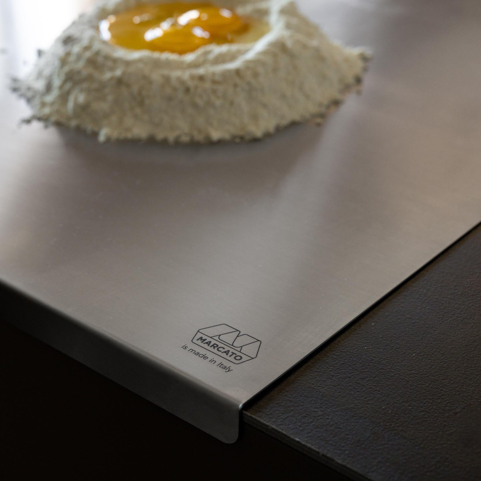 Stainless steel pastry board